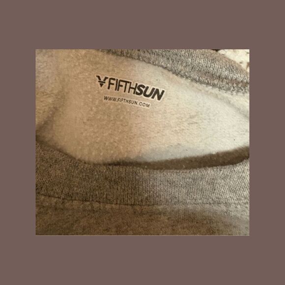 Vintage Fifth Sun Succulent Graphic Crewneck Sweatshirt Size M - Picture 2 of 4